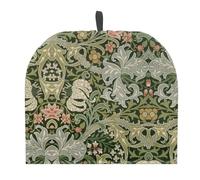 Urndoeng William Morris Style Tea Cozy Kitchen Kettle Dust Cover Washable Teapot Dust Tea Kettle Cover for Christmas Decorative Kitchen (Green)
