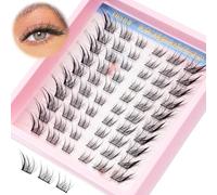 URNNE Manga Lashes Fluffy Faux Mink Lashes Natural Look 10 Pairs Wispy False Eyelashes C Curl Anime Lashes (Wispy02)