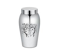 Urns for People Ashes Keepsake Cremation Urn Personal Funeral Urn for Pet or Human Ashes Memorial Ash Keepsake (Bird Tree)