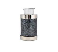 UrnsWithLove Small Cremation Urn for Ashes, Child Funeral Memorial Tealight Candle Urn Pet or Human Ashes Tea Light Urn (Grey)