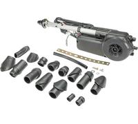 URO Parts AUTA2050B Power Antenna Kit Universal Power Antenna w/Black Mast; Includes mounting hardware and electrical connectors; For vehicles with 0-30 degree body slopes