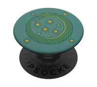 Uroboros Eternal Cycle Serpent Symbol Mystic Time PopSockets Adhesive PopGrip