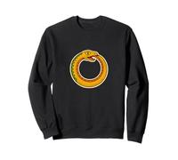 Uroboros Eternal Cycle Serpent Symbol Mystic Time Sweatshirt