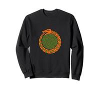 Uroboros Eternal Cycle Serpent Symbol Mystic Time Sweatshirt
