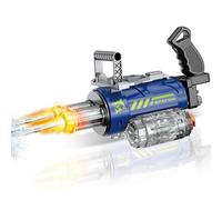 UROINT Electric Water Gun for Kids, Powerful Automatic Water Pistol Blaster Toys Led Light (Gatling Blue)