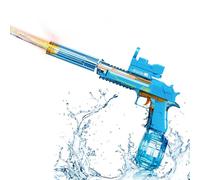 UROINT Electric Water Gun for Kids, Powerful Automatic Water Pistol Blaster Toys with Led Light, Squirt Gun Electric Super Soaker Long Range Pool Party Gift for Adult Boys Girls (Desert Eagle Blue)