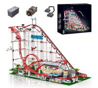 UROINT Roller-Coaster Building Set, Motorized Electric Train Track, City Amusement Park Toy for Boy Girl Ages 6 7 8 9+, Birthday Gifts for Adult Kid Teen, Theme Construction Collection 3646pcs