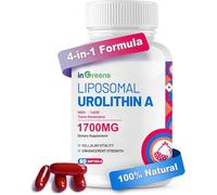 Urolithin A Supplement 1700mg with NAD+, CoQ10, Trans-Resveratrol Supplement for Men Women, 60 Softgels for Daily Health and Antioxidant Support, Muscle Energy, Healthy Aging, Highly Bioavailable