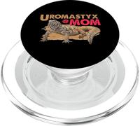 Uromastyx Mom Geyri Red Funny Saying Dabb Lizard Mali PopSockets PopGrip for MagSafe