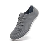 UROMGV Barefoot Shoes for Women Minimalist Slip On Zero Drop Jogging Sneakers Comfortable Soft Fashionable Yoga Shoes Light_Gray_B UK 7