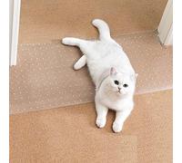 Uross Carpet Protector for Pets - 110CM Cat Protector for Doorway, Anti Scratch Under Door slip Cats Scratching Mat, Easy to Cut Plastic pad Scratch Stopper, Cat Scratch Guard