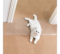 Uross Carpet Protector for Pets -3.6FT Transparent Plastic Under Door Cat Carpet Protector for Doorway, Anti Cat Scratch Mat, Stop Cats from Scratching