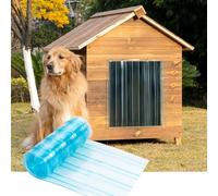 Uross Dog Door Replacement Flaps - 30 * 180 CM Ruff Weather DIY Cat Flap, Transparent Dogs Door Strips Vinyl Plastic Doggie Flaps for Dog House, Ideal Large Pet Strip