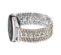 Urpanda 20mm Watch Band Compatible with Samsung Galaxy Watch 7/6/5/5pro/4/4 Classic/3/Active 2 40mm 41mm 42mm 44mm 46mm, Metal Dressy Watches Strap Silver Bracelet Smart Watches Band for Women Men