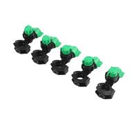 URPIZY 10-Pack Tractor-Mounted Agricultural Sprayer Nozzles 21-22mm Pipes, 9.8mm Orifice High-Efficiency Irrigation Tips, Green and Black