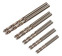 URPIZY 10pcs HSS M35 Cobalt Drill Bit 1mm 1.5mm 2mm 2.5mm 3mm 135 Degree Split Point Tip Drill Bit for High Tensile Steels Stainless Steel
