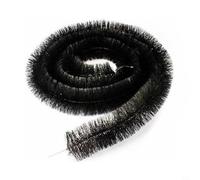 URPIZY 1m x 100mm Gutter Brush Leaf Guard to Keep Out Debris,Moss & Leaf Drain Down Pipe Gutter Cleaning Tools Black Gutter Brush Leaf & Moss Guard