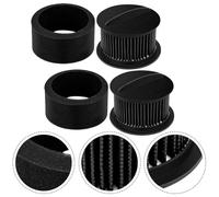 URPIZY 2 Pack Replacement Pleated and Foam Filters For Bissell PowerForce Helix CleanView Pet and Helix Rewind Bagless Vacuums