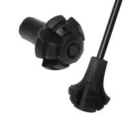 URPIZY 24PCS Trekking Pole Tips, Non-Slip Covers Hiking Poles, Camping Accessories Walking, Black (5.5 x 4.5 cm, Pack of 24)