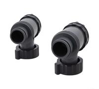 URPIZY 2pcs Plunger Valve Replacement For Pool Filter Pump With 38 Hose Compatibility And 2-1/2 Inch Threaded Connector Fit