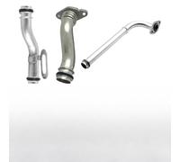URPIZY 3-Pack Engine Coolant Oil Cooler Pipe Aveo (2009-2011), (2011-2015), (2016-2019), for Sonic (2012-2018) Metal, Silver