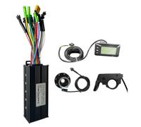 URPIZY 36/48V 30A Sine Wave Controller Kit E-for Bike with GD01 Display, Throttle, 8 PAS, 24V/36V/48V Motors and 750W/1000W Brushless Motor, Lithium Battery Conversion