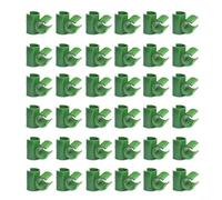 URPIZY 50PCS Plant Trellis Connector Clip, Garden Plastic Connector Stakes Connecting Joint Clips Tube Support for Garden Orchard Tomato Cage Climbing Rattan Stent 11mm