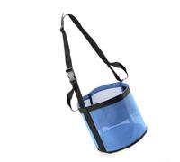 URPIZY Adjustable Mesh Horse Feed Bag Designed For Grain Control No-Waste Lip And Easy Breathing During Extended Feeding(S: D8 xH6.5 inch)