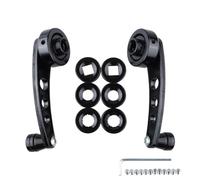 URPIZY Aluminum Alloy Car Window Lifter Crank Handle Manual Replacement for Various Models, Black