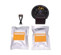 URPIZY Car Air Vent Aromatherapy Diffuser, Tire Wheel Hub Design Solid Balm for Interior Decoration and Removal, Black