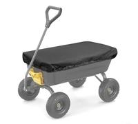 URPIZY Collapsible Wagon Rain Cover, 600D Oxford Folding Cart Tarp Waterproof for Protection 140x94cm Black Camping Garden Beach