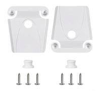 URPIZY Cooler for Replacement Latch Kit for Igloo 50-165 Qt, for Heavy-Duty Plastic Lock with for Stainless Steel Screws, Easy Install Repair Parts Outdoor Ice Chests (White)(2PCS)