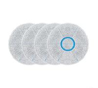 URPIZY for Microfiber Mop Pads for Dreame Cyber 10 Ultra Robot Vacuum, Reusable Washable Cleaning Cloths for Tile Wood Laminate, Deep Clean Hard Floors, Easy Install Accessories, 2 Pack(4 PACK)