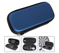URPIZY Hard EVA Darts Case Steel Tip, for Soft Tip, and Plastic Tip Darts, 3-Piece Organizer with Shaft & Flight Storage, for Compact Carry Pouch with Handle, Blue