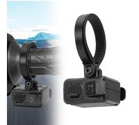 URPIZY Motorcycle Handlebar Media Controller, Remote for Helmet Headsets, IP6 Waterproof, 10m Range, 180mAh Battery, Black