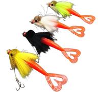 URPIZY Multi Jointed Swimbait, 22 cm 35, Simulation Mouse Shape Artificial Lure with Realistic Swimming Posture and Curved for Twin Tail Predators, Steel Wire Double Hook, 1 Pack