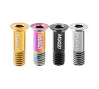 URPIZY Rear Derailleur Wheel Pulley Bolts, Grade 5 Titanium, 40% than Steel, 16.7x7.5x5mm, 2-Pack, Black/Gold/Silver/Colorful