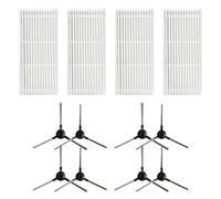 URPIZY Replacement Parts Accessories Spare Side Brush Filter Kit For RobZone Duoro X-Clean Robot Vacuums Accessories(B)