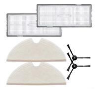 URPIZY Replacement Parts Kit for Q8 MAX, MAX Plus Robot Vacuum Cleaner, 2 Side Brush, 2 Filter, 2 Mop Cloth