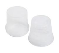 URPIZY Self-Watering Orchid Pots Phalaenopsis, 2-Pack Plastic with Inner and Cover Pot, Automatic Water Storage System to Prevent Root Rot, White, 11/14/16cm