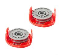 URPIZY Strimmer Spool and FLY060 Spool Cover,Replace of FLY021 Spool Compatible for Flymo Contour XT, Contour 500, CTXT25, EIT23, EIT250 Grass Trimmer(2 PACK)