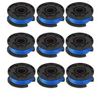 URPIZY Strimmer Trimmer Spool & Line For Ryobi RAC125 For RLT1830H13, RLT1825LI And OLT1831S, 3 X 1.6 mm (9PCS)