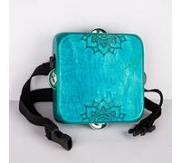 URPIZY Travel-Friendly Cajon Drum Portable Percussion, Birch and Sapele Wood Construction with Cedar Drumhead, Embedded Guitar Strings Rich Resonance, for Compact Design with Carry Bag