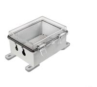 URPIZY Waterproof Junction Box IP66 Outdoor Electrical Enclosure ABS Transparent Lid 220x170x110mm Gray