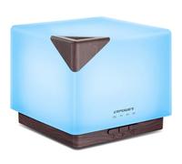 URPOWER 700ML Aromatherapy Essential Oil Diffuser, 700ml Large Ultrasonic Scent Diffusers Humidifier with Adjustable Mist Mode/4 Timer Settings/ 7 LED Light Colors for Home Office Study