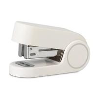 Urradia White Color Mini Stapler, 830 Staples, 20 Sheet Office Desktop Stapler, Small Cute Compact Travel Size, Minimalist Style