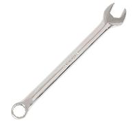 URREA 12-Point Combination Wrench - 24mm Mechanics Tool with Hot Drop Forged Construction & Fully Polished Nickel Chrome Finish - 1224M