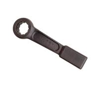 Urrea 12-Point Striking Wrench - 24 mm Black Flat Strike Wrench with Straight Pattern Design & Extra Wide Striking Zone - 2724SWM