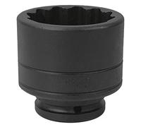 URREA Impact Socket - 1-3/8” 12-Point Socket with 3/4" Drive & Black Oxide Coating - 7522T