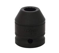 URREA Impact Socket - 9/16” 12-Point Socket with 3/4" Drive & Black Oxide Coating - 7509T